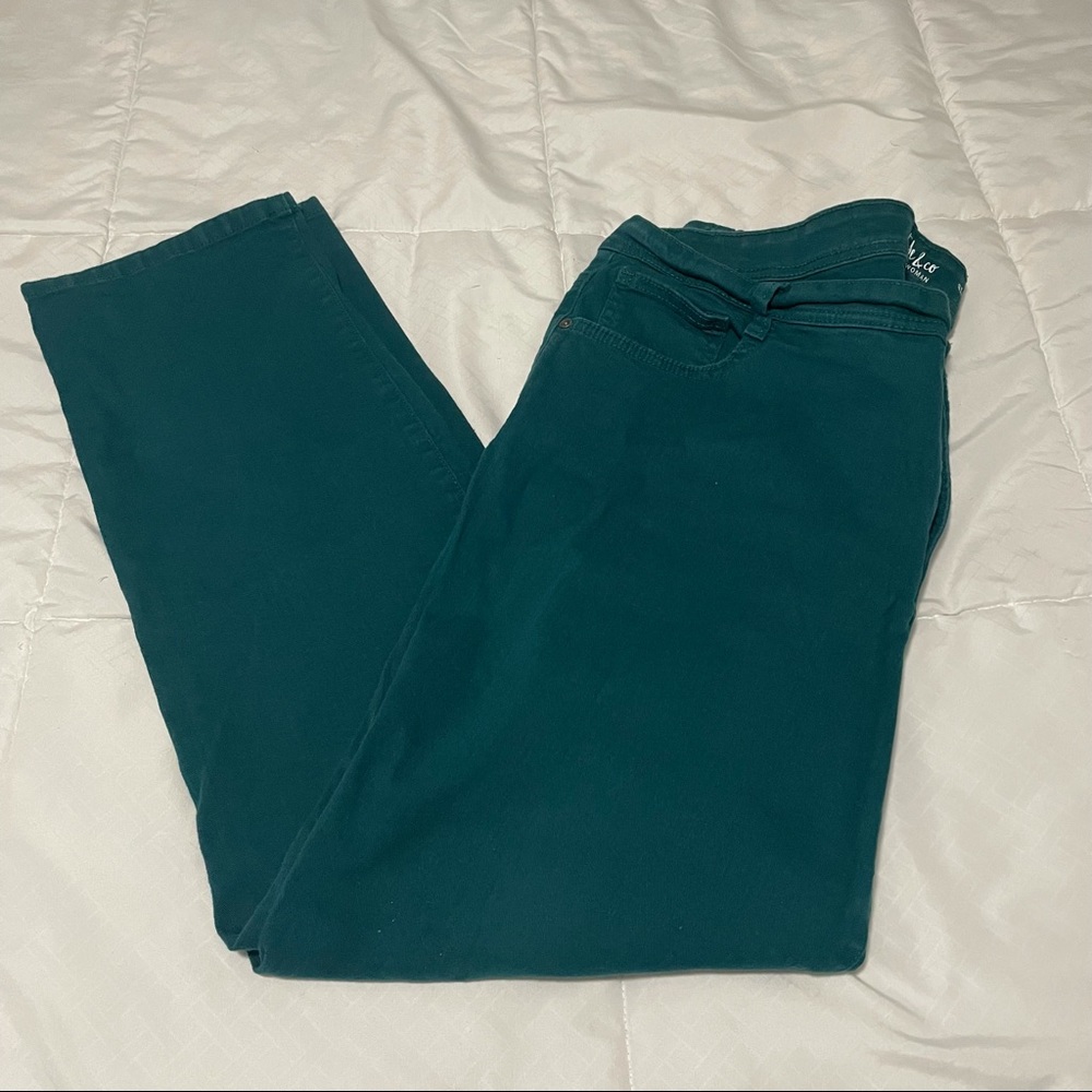 Deep Green  Jeans